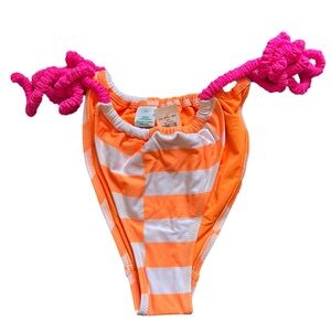Aerie Scrunchie Bikini Bottom Checkered String